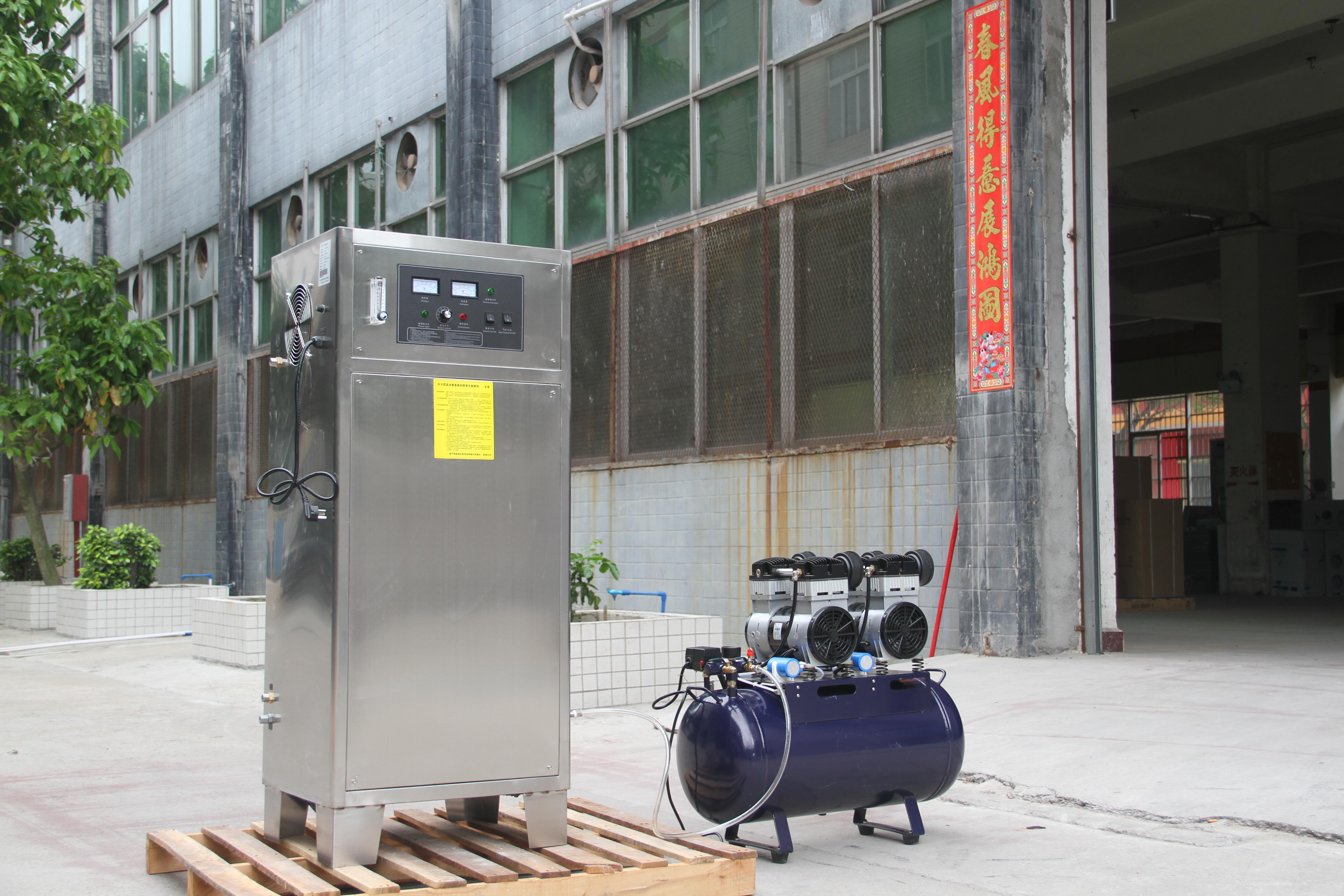 Generador de ozono de 40 g/h con concentrador de oxígeno integrado para piscinas y tratamiento de agua potable