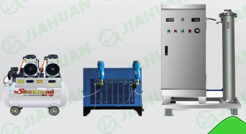 Generador de ozono 40g-104g con concentrador de oxígeno integrado para piscina y tratamiento de agua potable