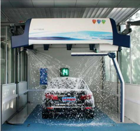 La lavadora de automóviles Touculess Lavado de chasis, líquido de lavado en aerosol, lavado a alta presión, sistema de cera y secadora