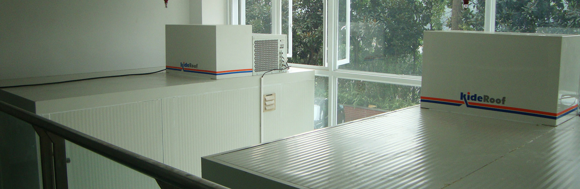 Congelador montado en el techo (Máquina modular superior integrada)